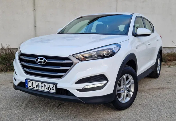 hyundai tucson Hyundai Tucson cena 76500 przebieg: 50500, rok produkcji 2017 z Złotoryja